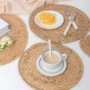 编织手工隔热葫芦草餐垫