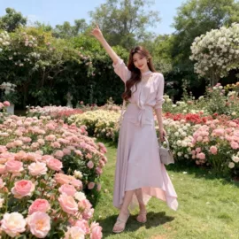 连衣裙;时尚休闲套装;休闲裤