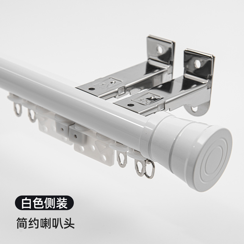 Simple speaker model---white-double pole-side mounting