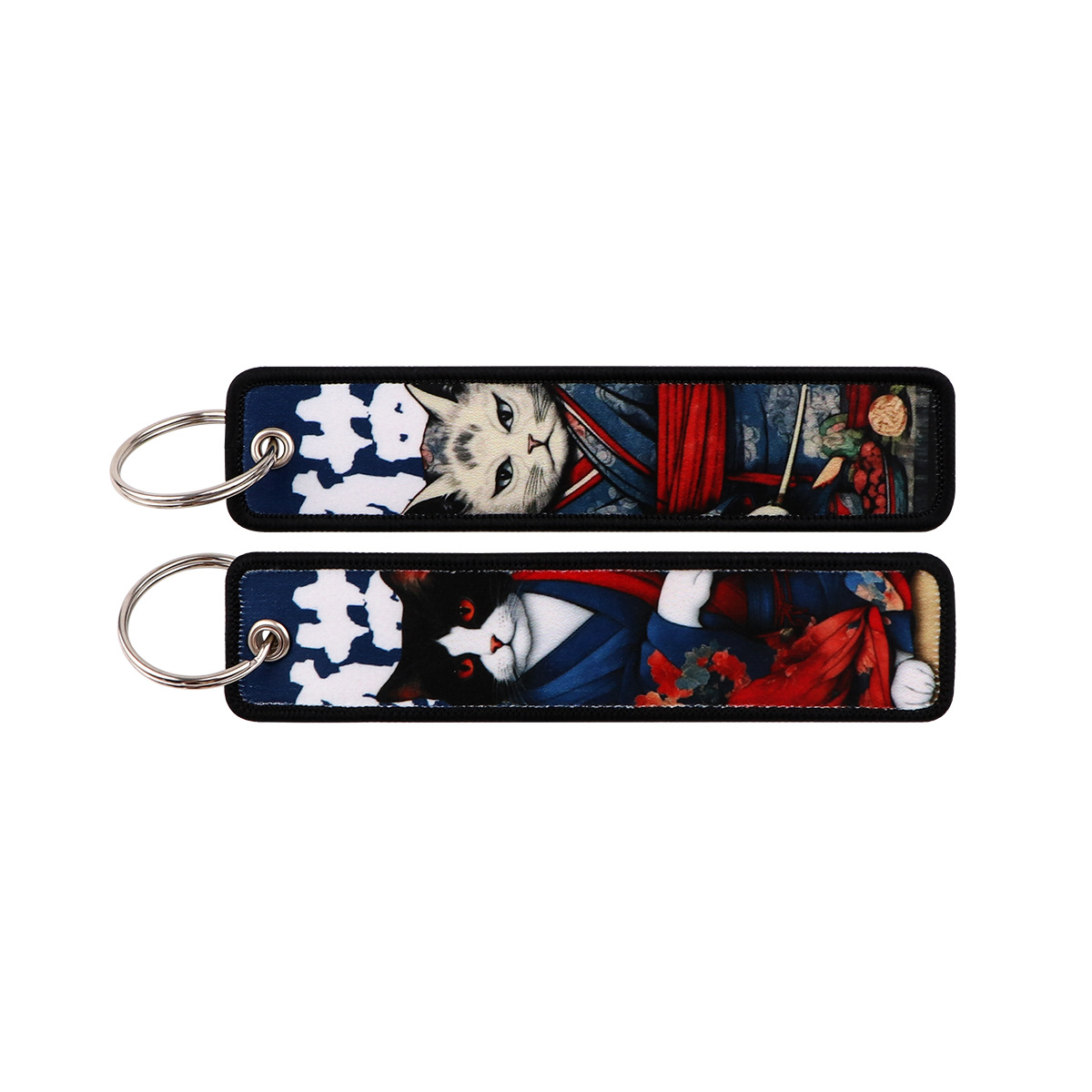 日本式の波の荷印の鍵は錦鯉の掛け物の国風の仙鶴の学生の証明書を掛けて布芸のキーホルダーの部品を飾ります。