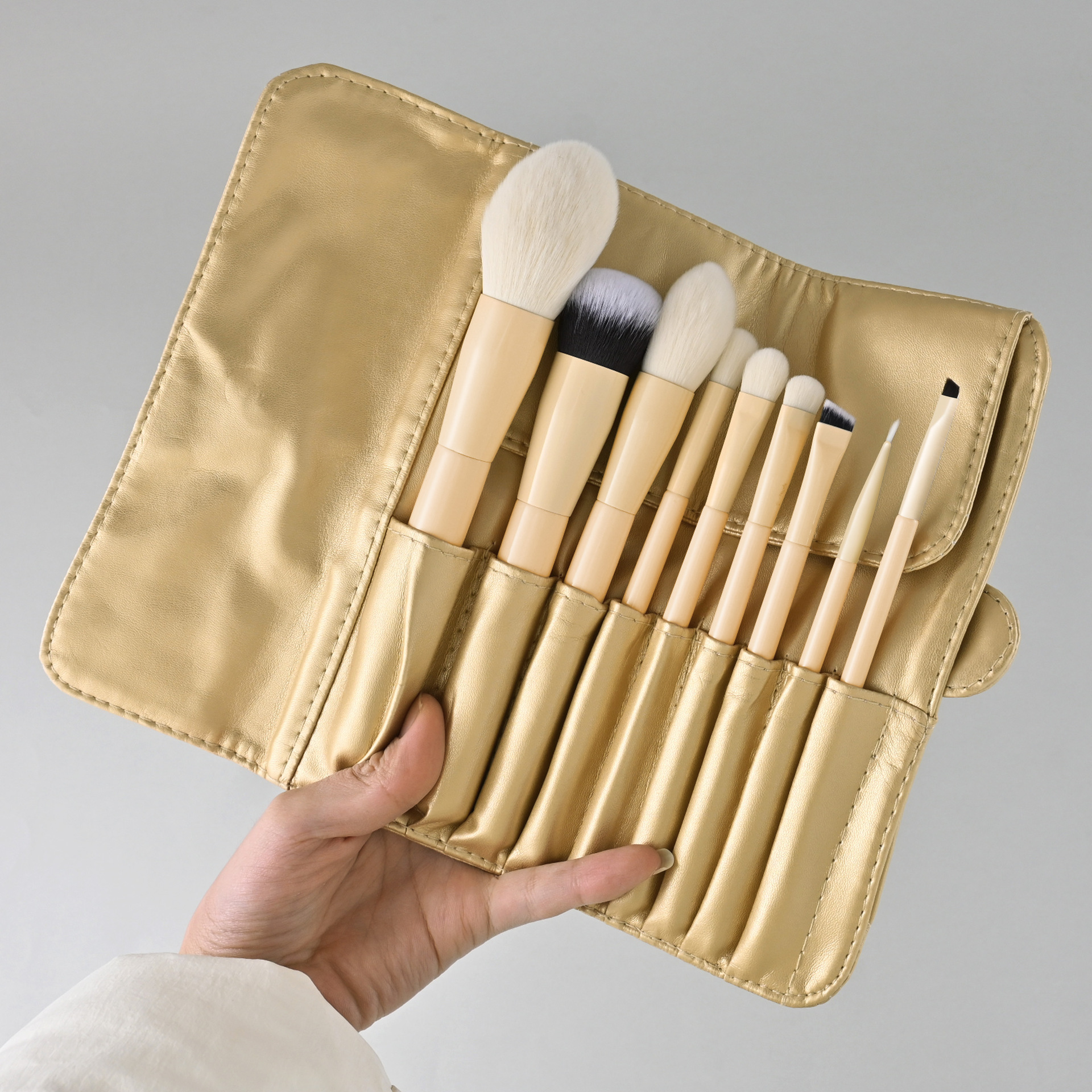 Zonia 20 piezas/15 piezas/30 piezas/42 piezas/24 piezas juego de pinceles de maquillaje cepillo de polvo suelto de pelo de animal venta directa transfronteriza