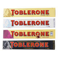 Toblerone瑞士三角牛奶白巧克力黑巧克力休闲进口零食喜糖果