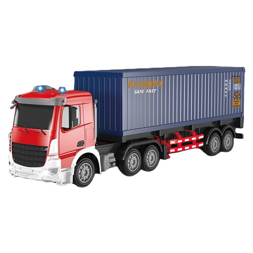 A super large remote control flatbed truck with single-layer and double-layer transport for oversized remote-controlled trucks