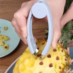 パイナップルアイリムーバー、パイナップルクリップナイフ、イチゴの蒂取り器、フルーツ種抜きクリップ、家庭用キッチン実用ガジェット