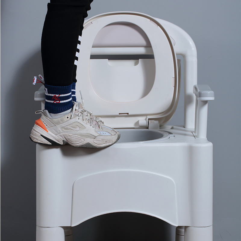 Mobile Toilet Elderly Pregnant Commode Household Portable Nighttime Urination Bucket Toilet Seat Chair