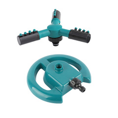 Wholesale Garden Irrigation Automatic Rotating Sprinkler Amazon Cross-border Lawn Watering Vegetable Trifurcated Nozzle