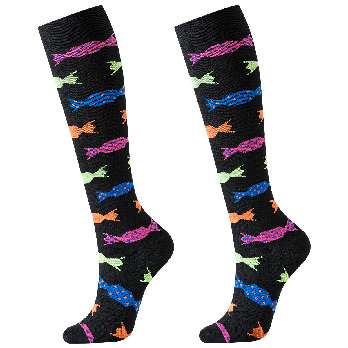 Sport compression stocking factory calcetines de presión al por mayor calcetines de compresión