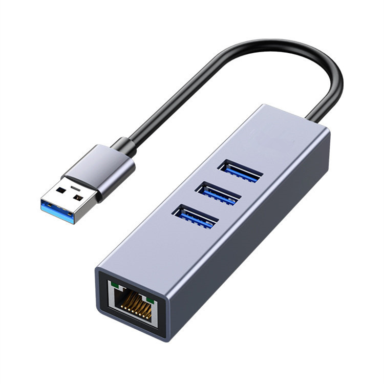 Usb転送RJ45 8153bドライブ不要ネットワークカード3台3.0usb HUB携帯電話パソコン外付けネットワークカード分割器|undefined