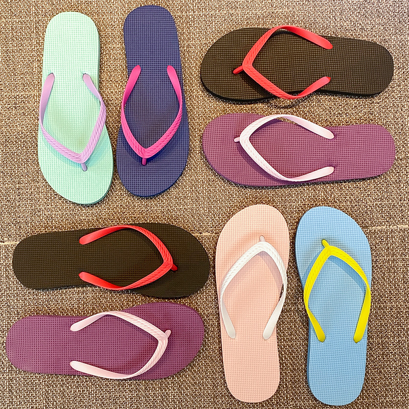 Moda versátil clip pie de playa comercio exterior al por mayor chanclas mujeres in tide verano usar zapatillas frías pareja hombre antideslizante