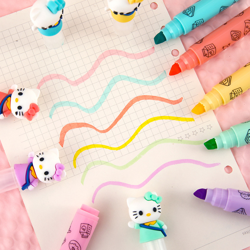 Nuevos productos lindos Kaile gato resaltador pen