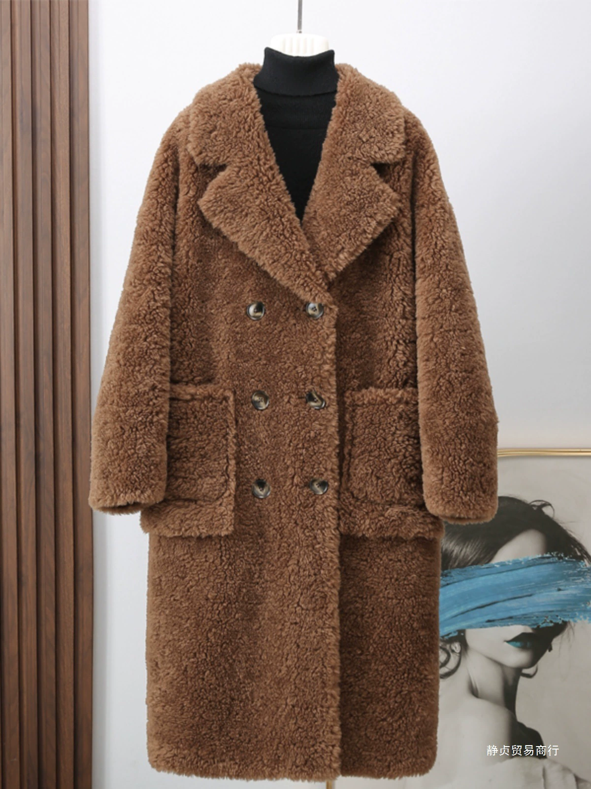 Suit, long jacket, velvet coat, mid-length