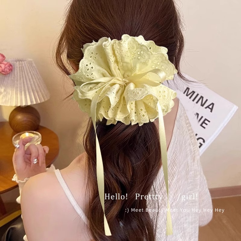 巾着デザイン！韓国レースヘアゴム、女性用ヘアゴム、甘くて高級感のあるヘアゴム、ヘアゴム、ヘアアクセサリー|undefined