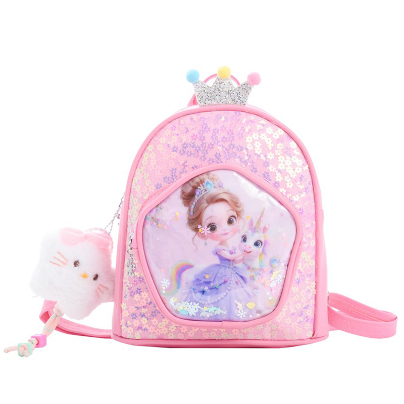 Mochila para niños, mochila para niñas lindas, nueva mini mochila de jardín de infantes de dibujos animados, pequeña mochila de viaje al aire libre