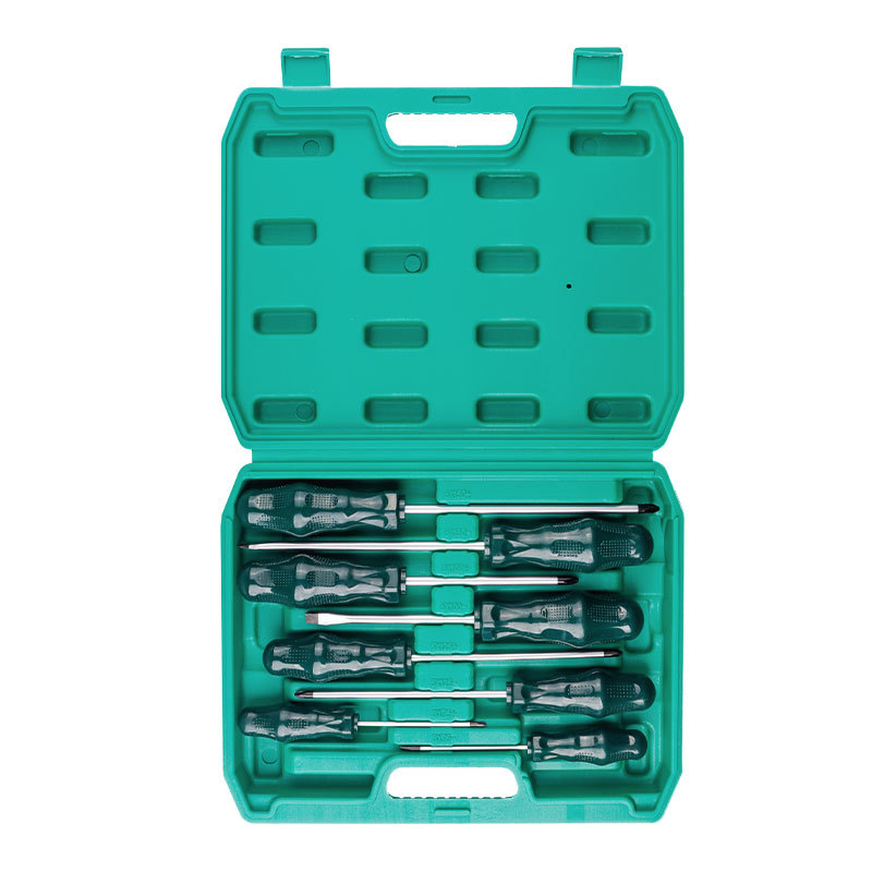 Los fabricantes venden al por mayor conjunto de grupos de lotes tipo flor de ciruelo de una palabra palabra palabra palabra destornillador de destornillador pequeño para el hogar juego de 8 piezas