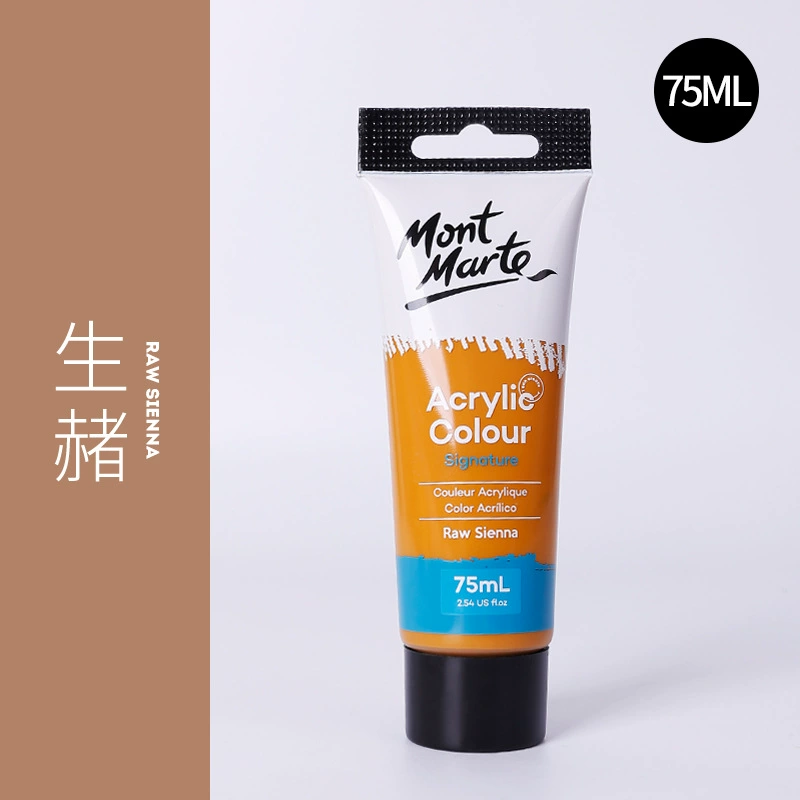 Краска для колонковых акриловых пигментов MONTAMRTE ACRYLIC 24 цветов - набор акриловых пигментов в коробке