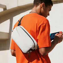 2025新款男士斜挎包休闲通勤高级斜肩包新款骑行随身包便携胸包