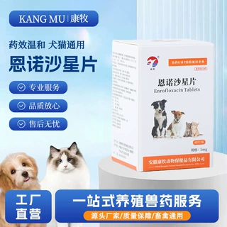 厂家直营 恩诺沙星片犬猫宠物用泌尿道皮肤感 染尿路尿闭厂家批发