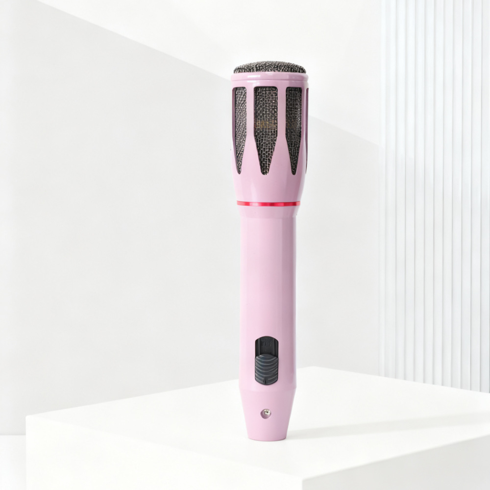 有线麦克风家庭KTV演唱卡拉OK会议演讲家用台式电脑金属动圈话筒