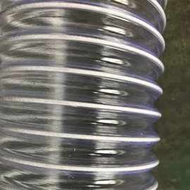 供应30---500MM的PVC包塑钢丝吸尘管   排气通风管