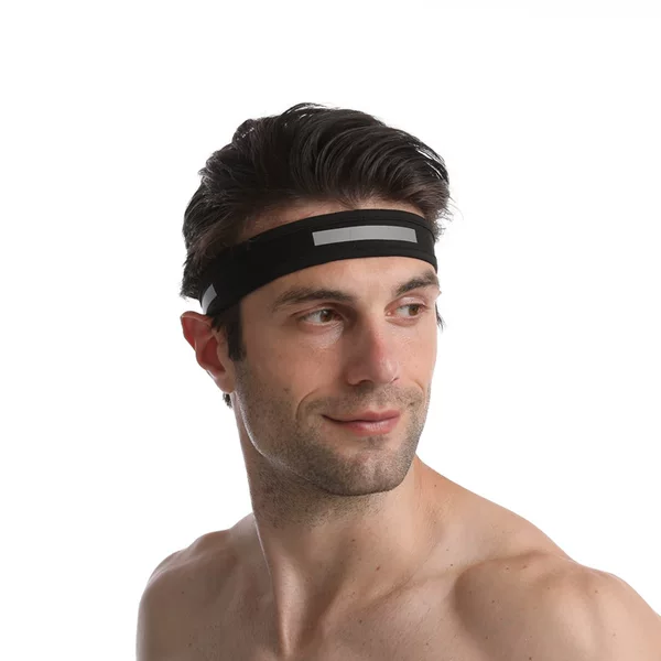 Outdoor Sports Headband, Cycling Reflective Safety Headband, Yoga Basketball Mountaineering Sweatband, Luminous Sweat-Absorbing Running Headband