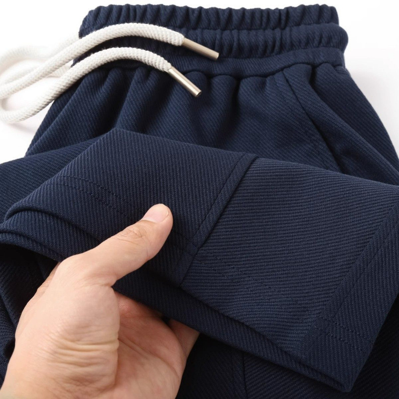 American heavy twill cotton 260g shorts summer men's loose sports pants men's casual pants pants pants tide