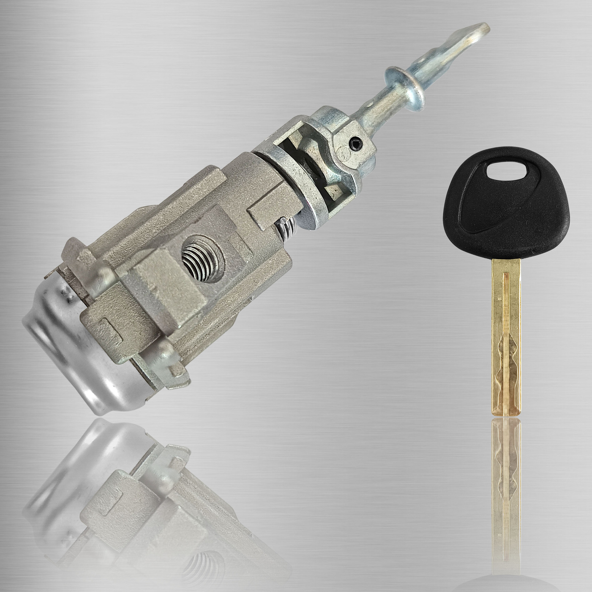 Cilindro de cerradura para Kia K5, cilindro de cerradura de puerta izquierda con 1 llave, cilindro de cerradura para automóvil, piezas de automóvil OE:819702TA00