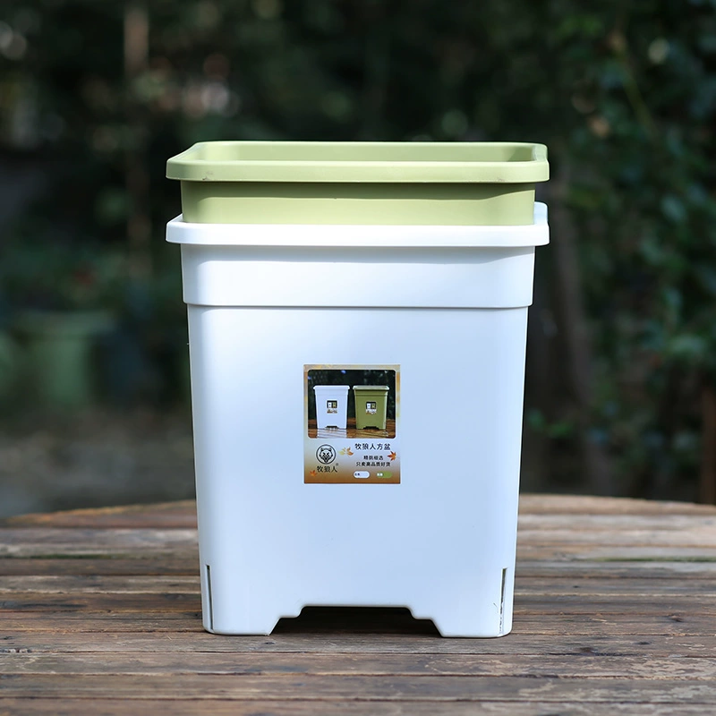 Квадратные дышащие корневые пластиковые цветочные горшки