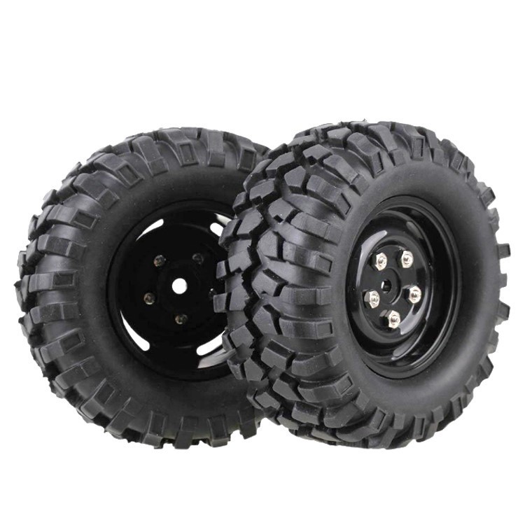 1/10 caucho simulación escalada neumático 4 unids 1,9 pulgadas modelo de coche 96mm D90 F350 SCX10