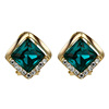 Classic advanced sophisticated fashionable earrings, french style, bright catchy style