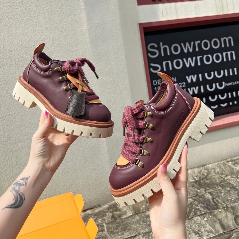 Men's and Women's Couple Derby Shoes 25 New Business Casual Sports Shoes Hiking Dad Shoes Retro Trendy Street Style