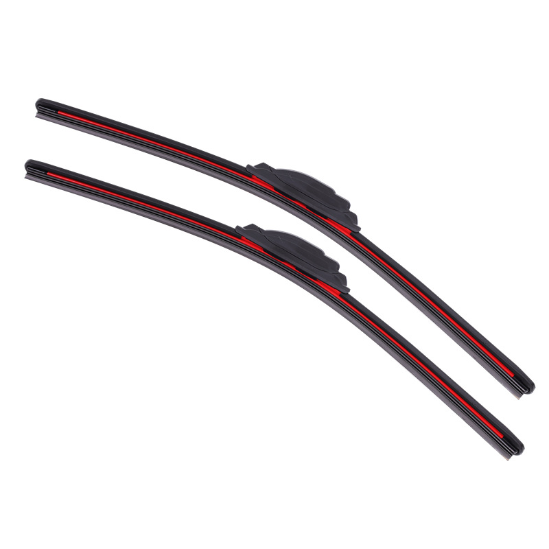 Multifunctional Push-Type Wiper Blade Snap-On Wiper Strip Red Armor Cross-Border Hot Sale