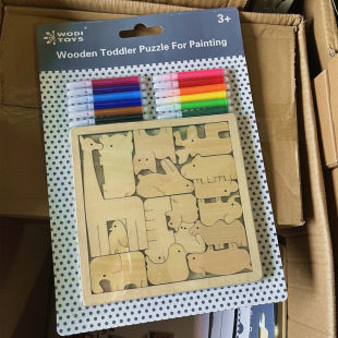 �׃��@��ͯľ��ľƬ�b�diy�ֹ����L�T�f��ɫ�̌W��ʾ�D���̾�