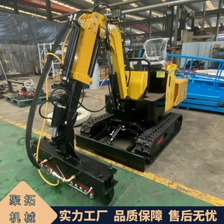 电动履带式大型凿毛铣刨机 液压隧道凿毛机