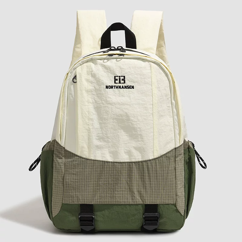 Travel bag for leisure, capacious backpack, school bag