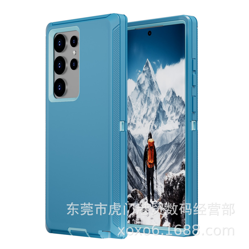 Defender Samsung S23/S23Plus/S23Ultra 3 耐衝撃電話ケース落下防止保護カバーフルパッケージに適しています。|undefined