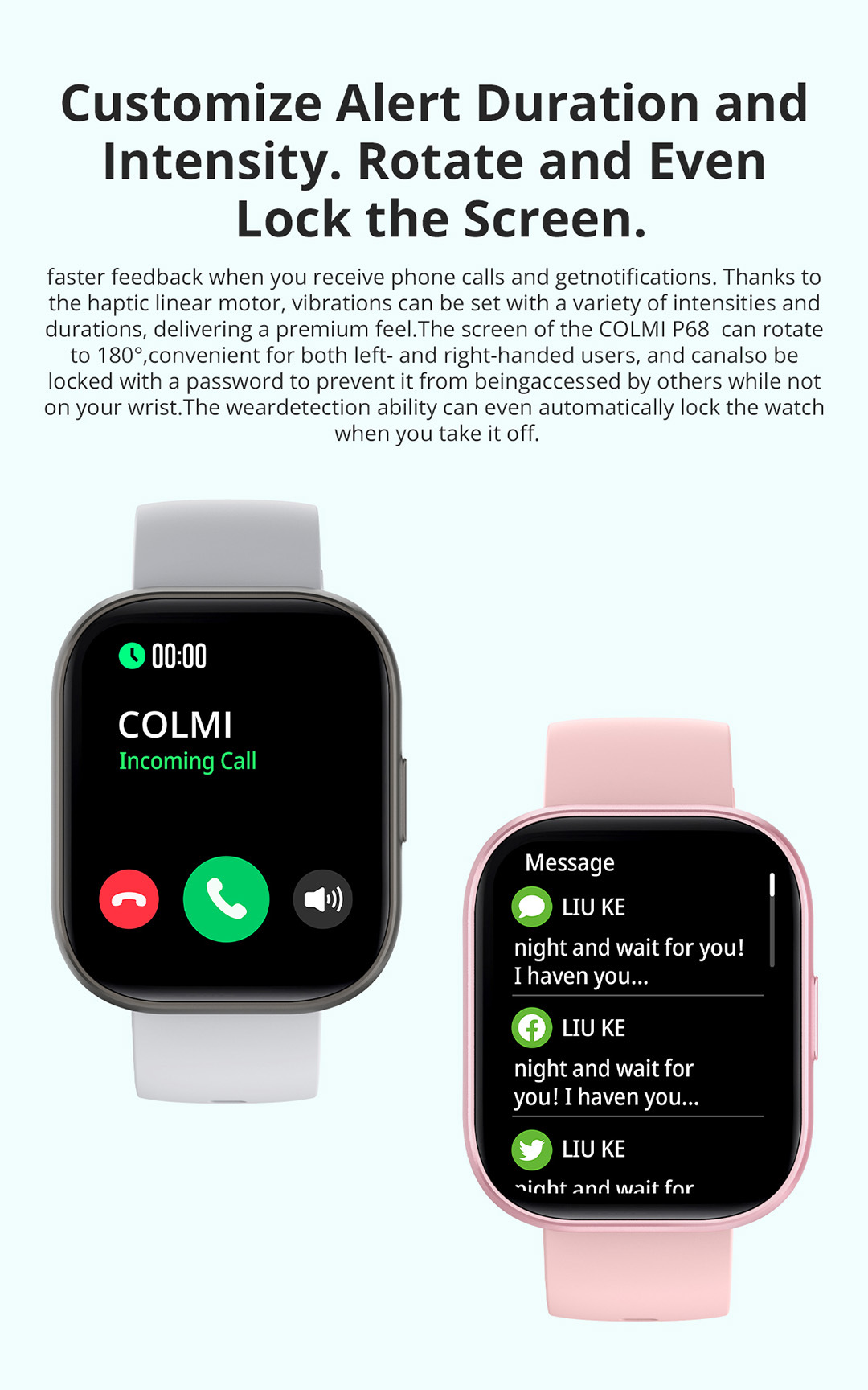 COLMI P68 Smart Watch Image 13