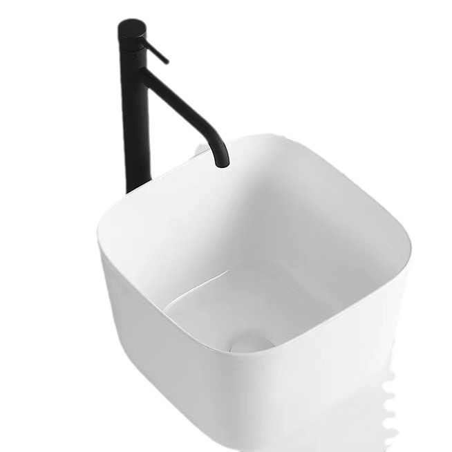 Cuenca superior profundización lavabo de gran tamaño baño balcón lavabo de lavandería Hotel lavabo de cerámica a prueba de salpicaduras