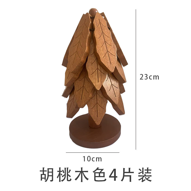 One Tree Black Walnut Almohadilla aislante Venta al por mayor Venta directa de fábrica Almohadilla posavasos Madera Almohadilla resistente al calor Decoración de mesa