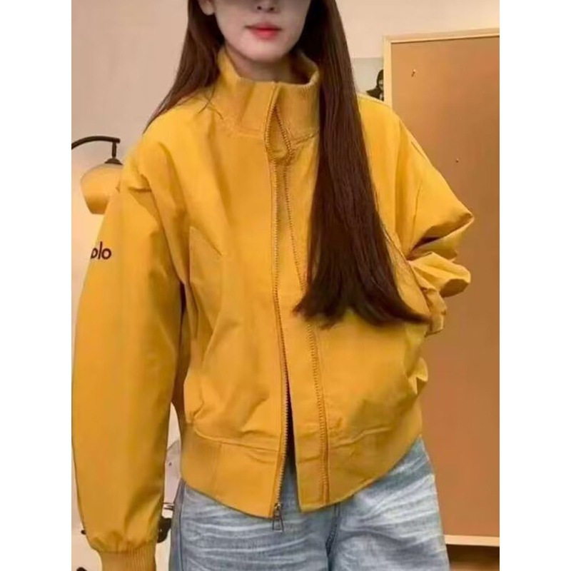 立领短款小个子外套女2025新款韩版时尚百搭棒球服休闲夹克上衣潮|undefined