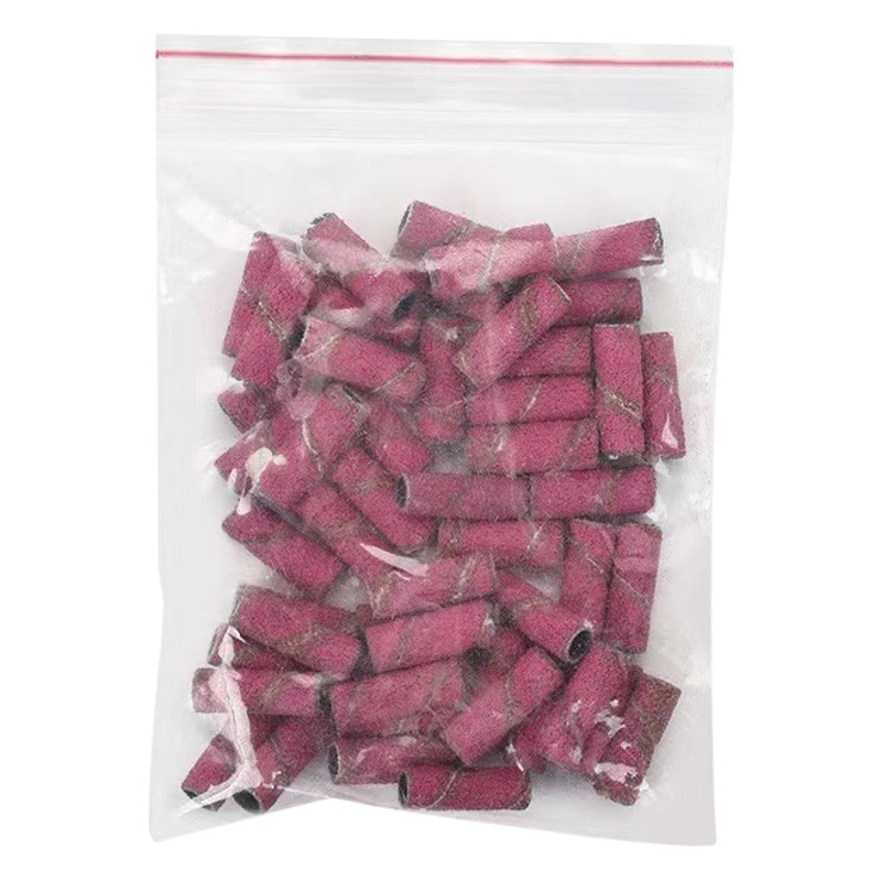 Popular en línea pequeño tamaño nail art anillo de arena mini cojinete de soporte anillo de arena 3mm cabeza de molienda anillo de arena 50 unids/bolsa