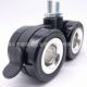2.5-inch Brake Computer Chair Wheeled Chair Swivel Chair Wheel Seat E-sports Chair Pulley Wire Universal Wheel