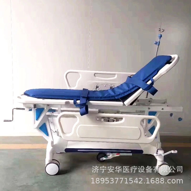 液压转运平车多功能担架推床急诊抢救车ABS升降平车急救室转运车