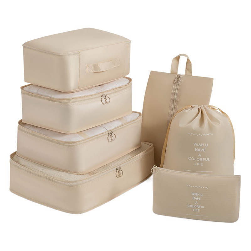 Engrosamiento de viaje multifuncional de siete piezas bolsa de almacenamiento de equipaje clasificación de ropa de organización bolsa de almacenamiento traje al por mayor