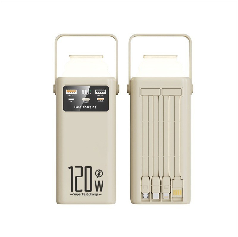 powerbank充电宝超大容量自带线160000毫安超级快充户外移动电源|undefined