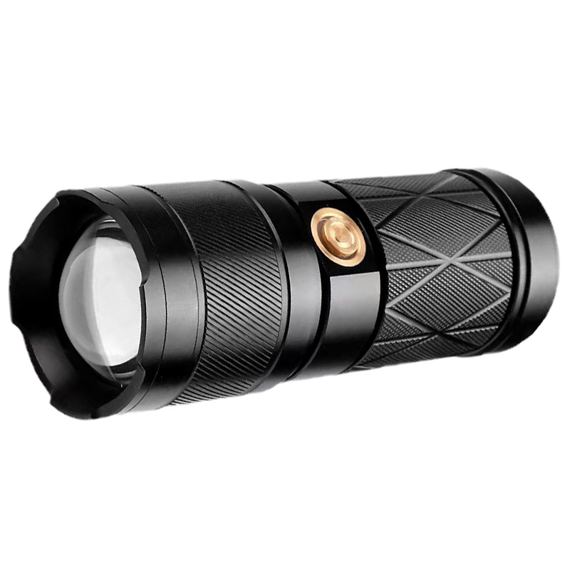 Nuevo fotógrafo de cuatro colores zoom antorcha láser blanca recargable maquillaje en vivo de emisión remota luz super brillante