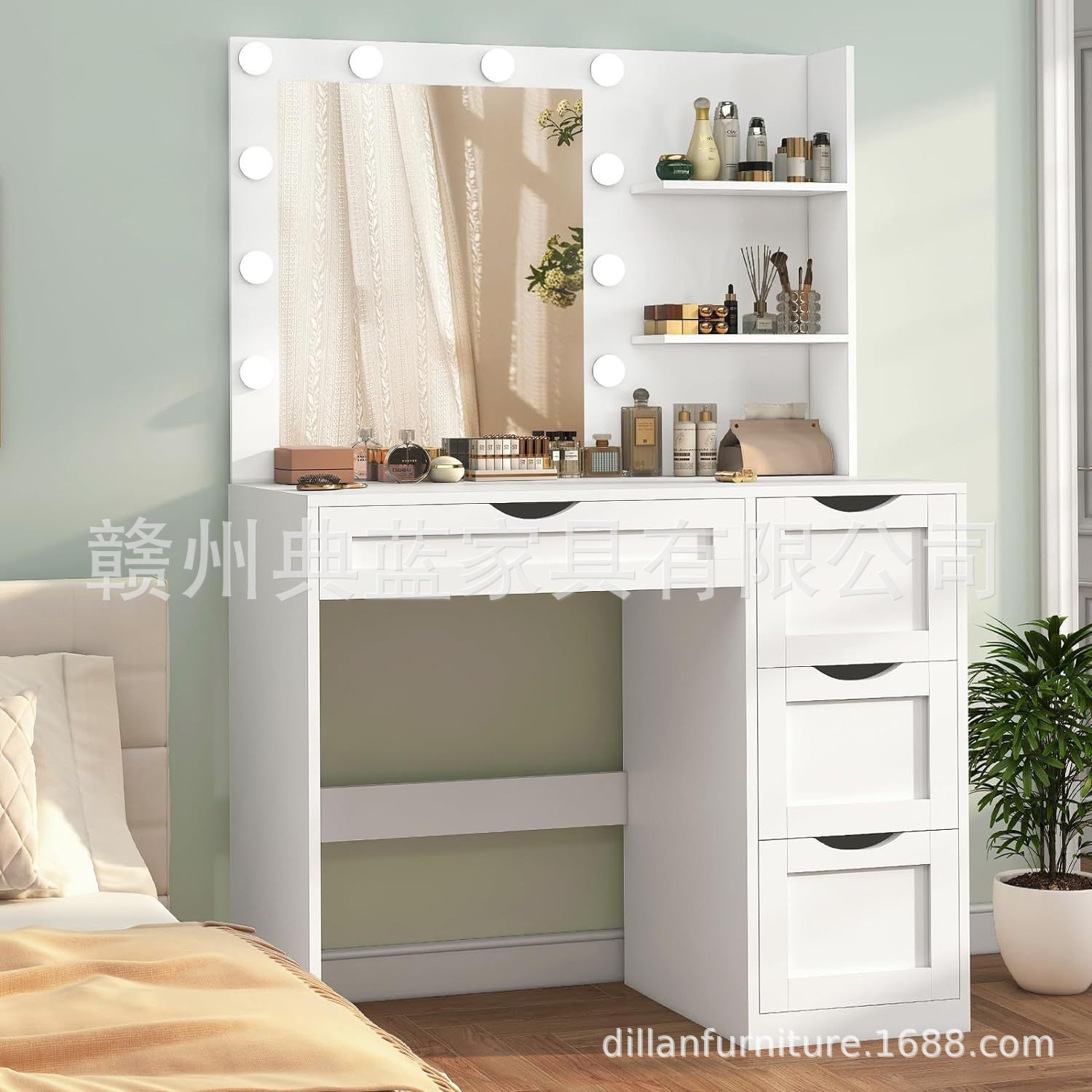 Comercio exterior transfronterizo mesa de maquillaje de estilo europeo dormitorio simple moderno mesas de maquillaje mesas de maquillaje mesas de maquillaje