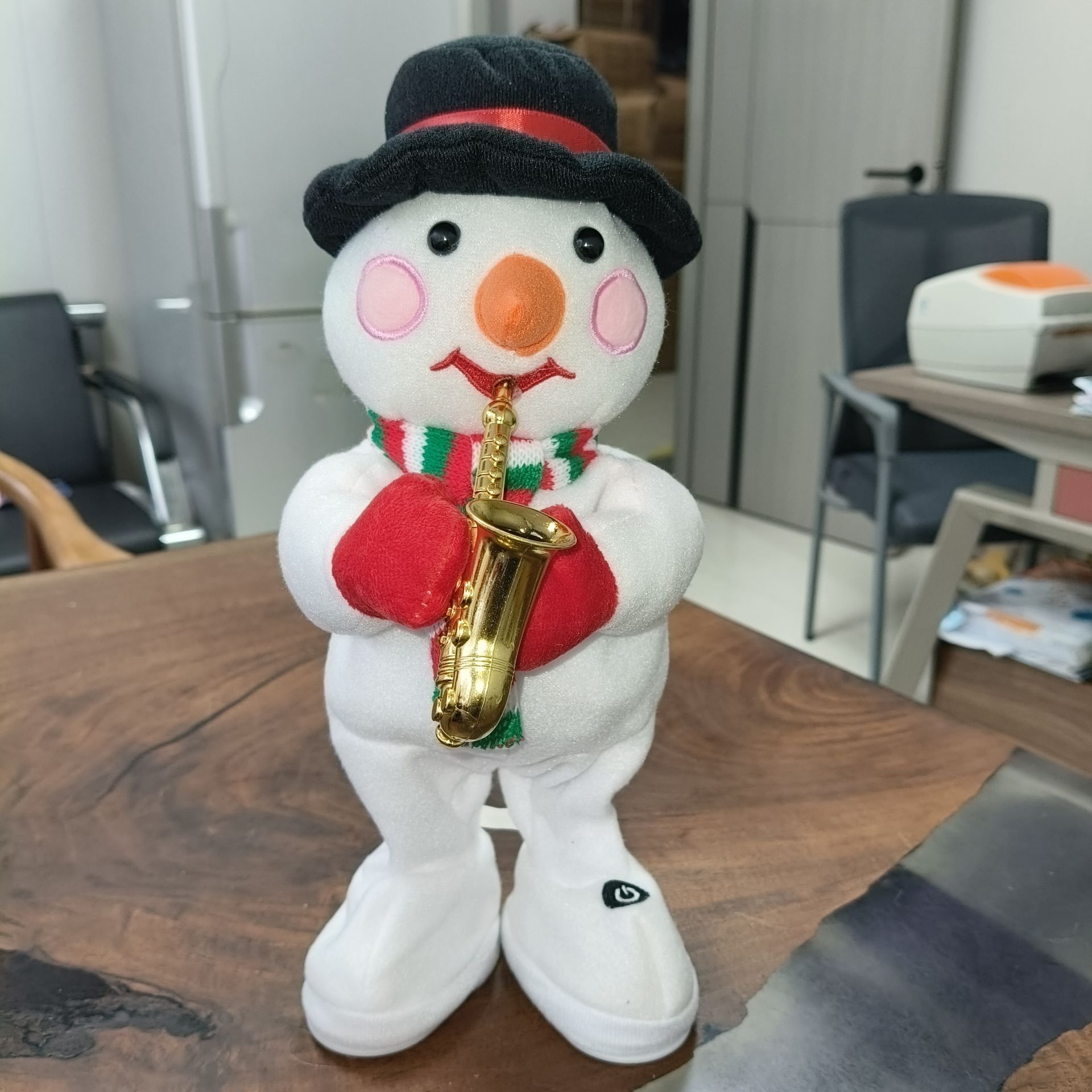 Transfronterizo cantar y bailar árbol de Navidad eléctrico balanceo juguetes de peluche brillante árbol de Navidad regalos de Halloween