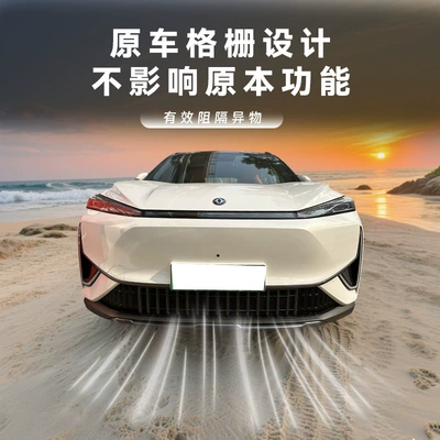 Automobile anti-insect net front grille protective net, radiator