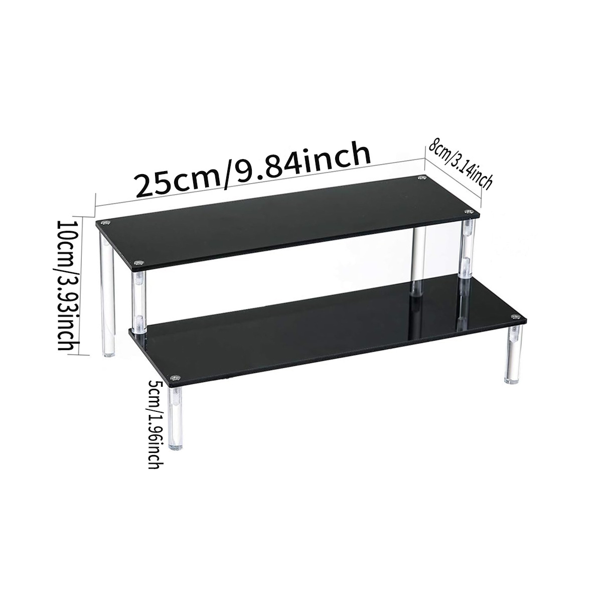 검정색 2층 25cm(패널 폭 8cm)