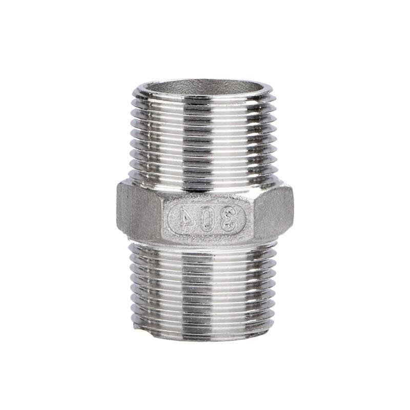 304不锈钢外丝316不锈钢六角外丝精铸对丝/内接头1分2分3分4分6分